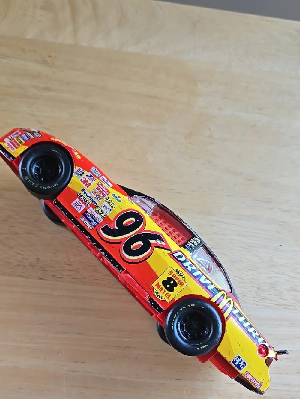 McDonald's Red and Black Race Car Toy - Kids Collectible